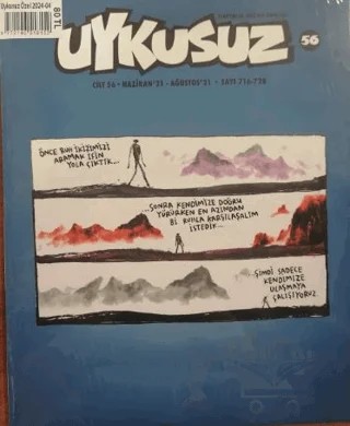 Uykusuz Dergisi Cilt: 56 - 2024 – Mürekkep Basın Yayın kitap kapağı