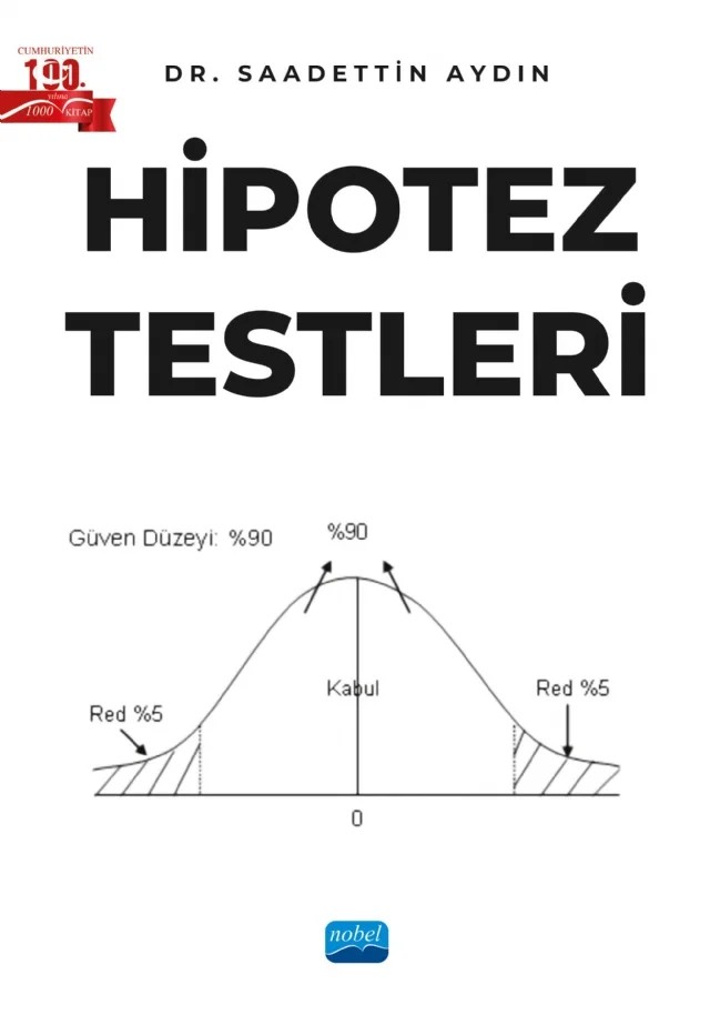 Hipotez Testleri – Saadettin Aydın – Nobel Akademik Yayıncılık kitap kapağı