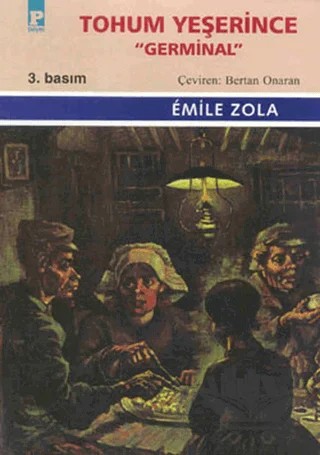 Tohum Yeşerince "Germinal" – Emile Zola – Payel Yayınları kitap kapağı
