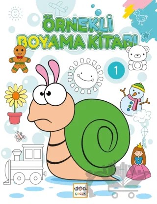 Örnekli Boyama Kitabı-1 – Kolektif – Nar Çocuk kitap kapağı