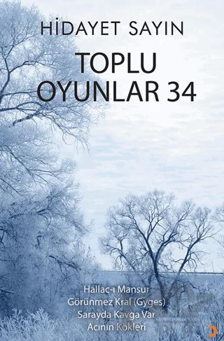 Toplu Oyunlar 34 – Hidayet Sayın – Cinius Yayınları kitap kapağı