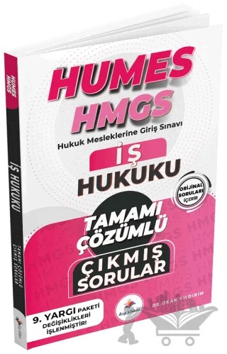 HUMES HMGS İş Hukuku Çıkmış Sorular Çözümlü – Okan Yıldırım – Dizgi Kitap kitap kapağı