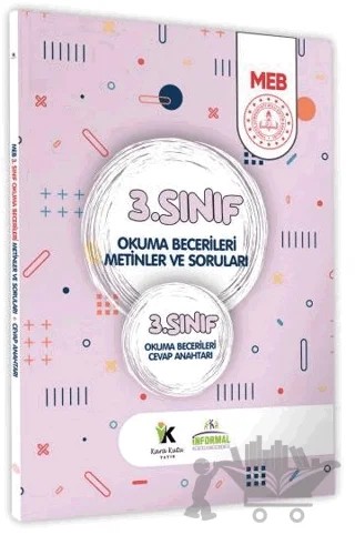 2025 MEB İlkokul 3. Sınıf Okuma Becerileri Metinler ve Soruları Çözüm Kitapçık İlaveli – Kolektif – Karakutu Yayın kitap kapağı