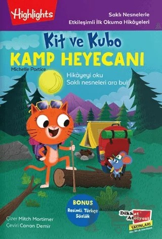 Kit ve Kubo Kamp Heyecanı – Michelle Portice – Dikkat Atölyesi Yayınları kitap kapağı