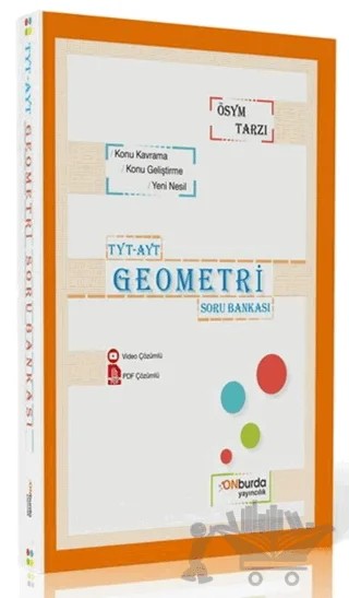 TYT - AYT Geometri Soru Bankası – Kolektif – ONburda Yayınları kitap kapağı