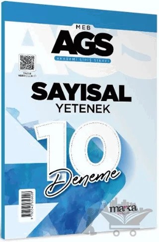 2025 MEB AGS Sayısal Yetenek 10 Deneme Tamamı Video Çözümlü – Kollektif – Marka Yayınları kitap kapağı