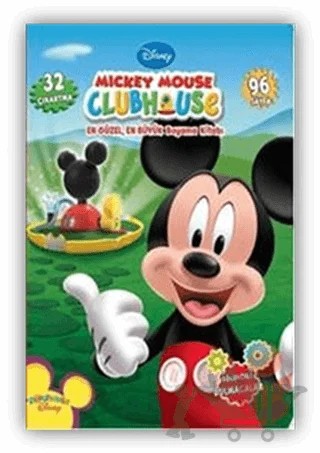 Mickey Mouse Clubhouse En Güzel, En Büyük Boyama Kitabı – Kolektif – Doğan Egmont Yayıncılık kitap kapağı
