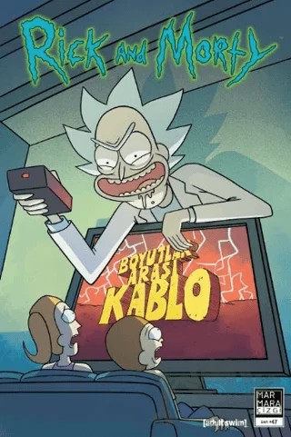 Rick and Morty 47 – Zac Gorman – Marmara Çizgi kitap kapağı