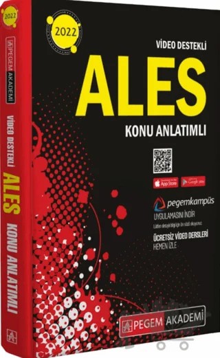 2022 ALES Konu Anlatımlı – Kolektif – Pegem Akademi Yayıncılık kitap kapağı