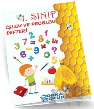 1. Sınıf İşlem Ve Problem Defteri - 1 – Kollektif – Orka Çocuk Yayınları kitap kapağı