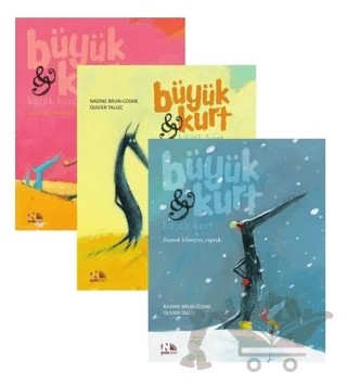 Büyük Kurt Küçük Kurt (3 Kitap Takım) – Nadine Brun-Cosme – Nesin Yayınevi kitap kapağı