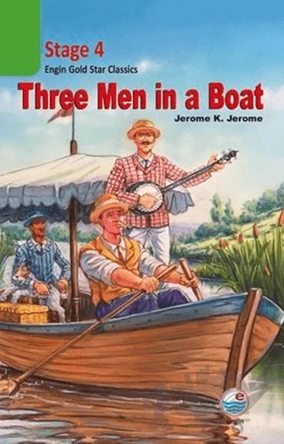 Three Men in a Boat CD’siz (Stage 4) – Jerome K. Jerome – Engin Yayınevi kitap kapağı