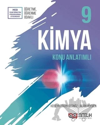 Nitelik 9. Sınıf Kimya Konu Anlatımlı – Berin Pekmen, Hüseyin Cihan Çetinöz – Nitelik Yayınları - Bayilik kitap kapağı