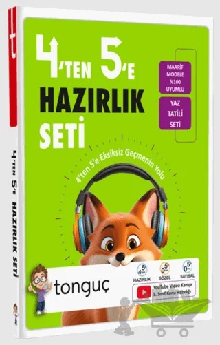 4'ten 5'e Hazırlık Seti – Kolektif – Tonguç Akademi kitap kapağı