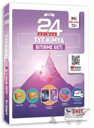 TYT 24 Adımda Kimya Bitirme Seti – Kolektif – Sınav Yayınları kitap kapağı