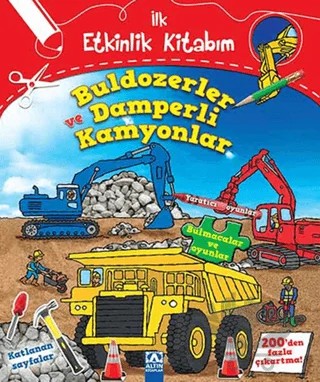 Buldozerler ve Damperli Kamyonlar – Kolektif – Altın Kitaplar kitap kapağı