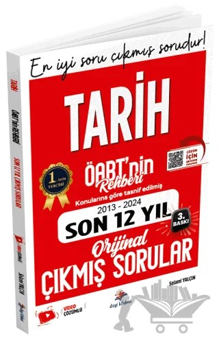 2025 ÖABT MEB-AGS nin Rehberi Tarih Öğretmenliği Çıkmış Sorular Son 12 Yıl Çözümlü – Selami Yalçın – Dizgi Kitap kitap kapağı