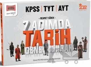 2022 KPSS TYT AYT 7 Adımda Tarih Deneme Tekrar – Kolektif – Yargı Yayınevi kitap kapağı