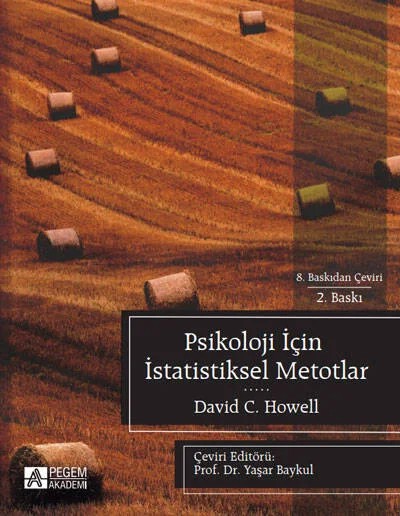 Psikoloji İçin İstatistiksel Metotlar – David C. Howell – Pegem Akademi Yayıncılık kitap kapağı