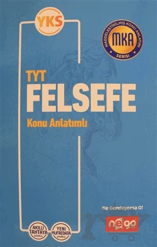 TYT - YKS Felsefe Konu Anlatımlı – Kolektif – Nego Yayınları kitap kapağı
