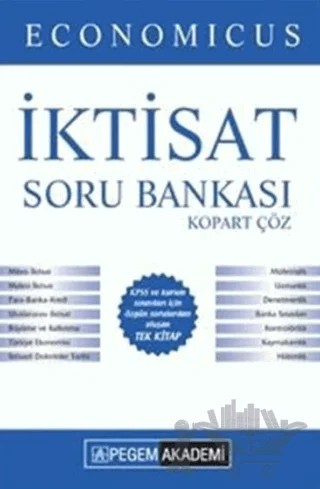 Economicus İktisat Kopart Çöz Soru Bankası – Kolektif – Pegem Akademi Yayıncılık kitap kapağı