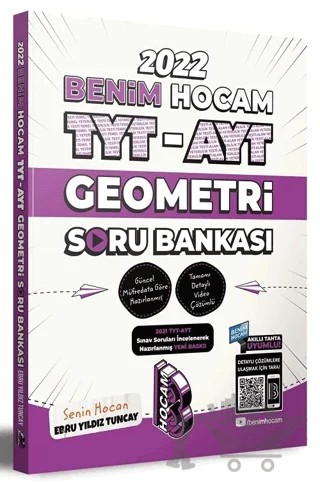 TYT AYT Geometri Soru Bankası – Ebru Tuncay – Benim Hocam Yayınları kitap kapağı