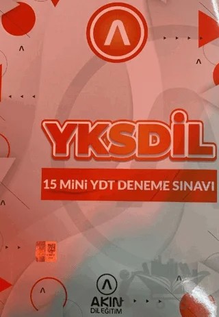 YKS Dil 15 Mini YTD Deneme Sınavı – Kolektif – Akın Dil Eğitim kitap kapağı