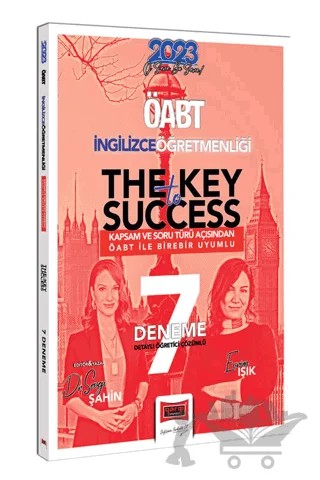 2023 KPSS ÖABT İngilizce Öğretmenliği The Key To Success Tamamı Çözümlü 7 Deneme – Sevgi Şahin – Yargı Yayınevi kitap kapağı
