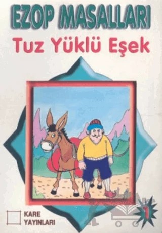 Tuz Yüklü Eşek – Jean de la Fontaine – Kare Yayınları kitap kapağı