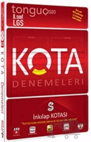 8. Sınıf LGS KOTA Denemeleri İnkılap Kotası – Kolektif – Tonguç Akademi kitap kapağı