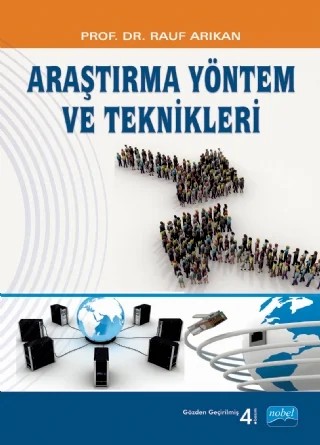 Araştırma Yöntem ve Teknikleri – Rauf Arıkan – Nobel Akademik Yayıncılık kitap kapağı