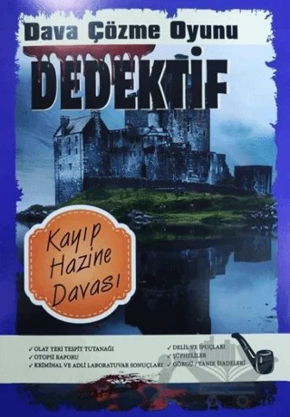 Dedektif Dava Çözme Oyunu - Kayıp Hazine Davası – Kolektif – MT Dedektiflik kitap kapağı