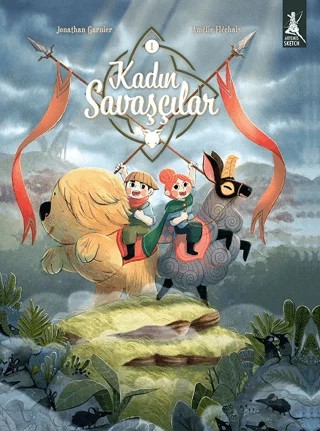 Kadın Savaşçılar Cilt 1 - Cilt 2 (İki Cilt Bir Arada) – Jonathan Garnier, Amelie Flechais – Artemis Yayınları kitap kapağı