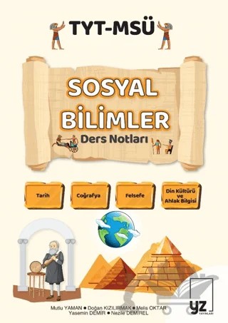 TYT - MSÜ Sosyal Bilimler Ders Notları – Kolektif – YZ Yayınları kitap kapağı