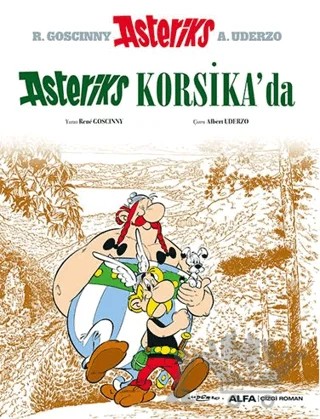 Asteriks - Asteriks Korsika’da – Rene Goscinny – Alfa Yayınları kitap kapağı