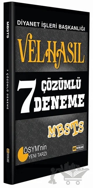 2019 MBSTS Velhasıl Tamamı Çözümlü 7 Deneme Sınavı – Kolektif – DDY Yayınları kitap kapağı