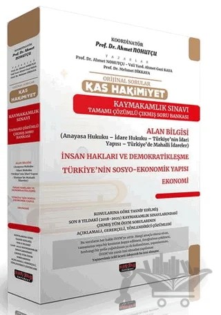 Orijinal Sorular Kas Hakimiyet Kaymakamlık Sınavı Çıkmış Soru Bankası – Ahmet Nohutçu, Mehmet Dikkaya, Ahmet Gazi Kaya – Savaş Yayınevi kitap kapağı