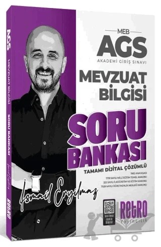 2026 MEB-AGS Mevzuat Bilgisi Soru Bankası Çözümlü – İsmail Eryılmaz – Retro Yayıncılık kitap kapağı