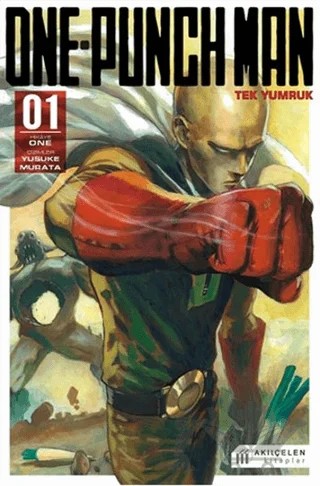 One-Punch Man Cilt 1: Tek Yumruk – Yusuke Murata – Akıl Çelen Kitaplar kitap kapağı