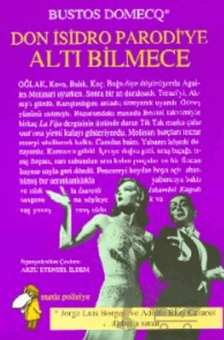 Don Isidro Parodi’ye Altı Bilmece – H. Bustos Domecq – Metis Yayınları kitap kapağı