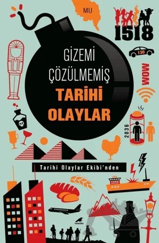 Gizemi Çözülmemiş Tarihi Olaylar – Kolektif – Kara Karga Yayınları kitap kapağı