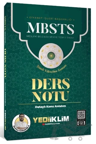 2025 MBSTS Konu Anlatımlı Ders Notu – Burhan Karakışla – Yediiklim Yayınları kitap kapağı