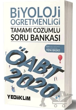 2020 ÖABT Biyoloji Öğretmenliği Tamamı Çözümlü Soru Bankası – Kolektif – Yediiklim Yayınları kitap kapağı