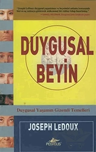 Duygusal Beyin – Joseph Ledoux – Pegasus Yayınları kitap kapağı
