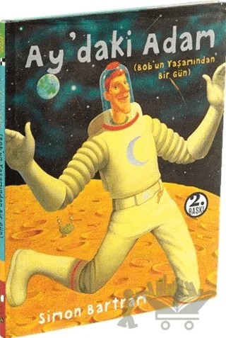 Ay'daki Adam – Simon Bartram – Redhouse Kidz Yayınları kitap kapağı