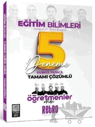 2025 Eğitim Bilimleri 5 Deneme – Kolektif – Retro Yayıncılık kitap kapağı