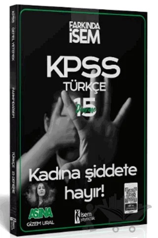 2024 Farkında İsem KPSS Türkçe 15 Deneme – Gizem Ural – İSEM Yayıncılık kitap kapağı