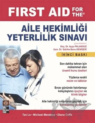 Aile Hekimliği Yeterlilik Sınavı – Diana Coffa, Michael Mendoza, Tao Le – İstanbul Tıp Kitabevi kitap kapağı