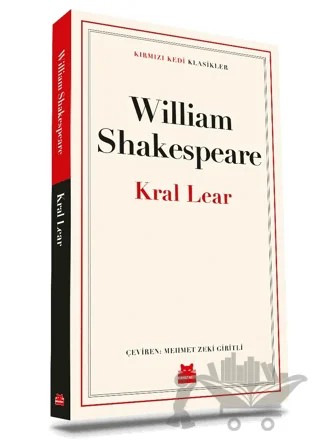 Kral Lear – William Shakespeare – Kırmızı Kedi Yayınevi kitap kapağı