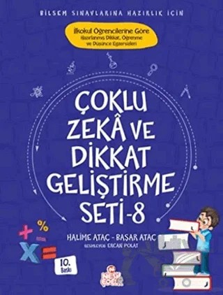 Çoklu Zeka ve Dikkat Geliştirme Seti - 8 – Başar Ataç, Halime Ataç – Nesil Çocuk Yayınları kitap kapağı